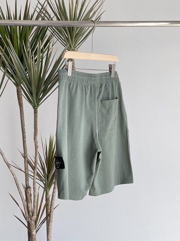 Шорты Stone Island Comfortable Sport "Gray/Green" фото № 3