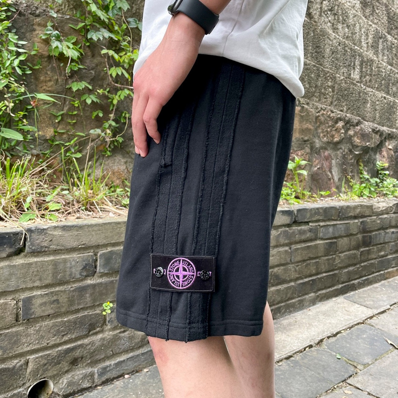 Шорты Stone Island Wide "Black" фото № 3
