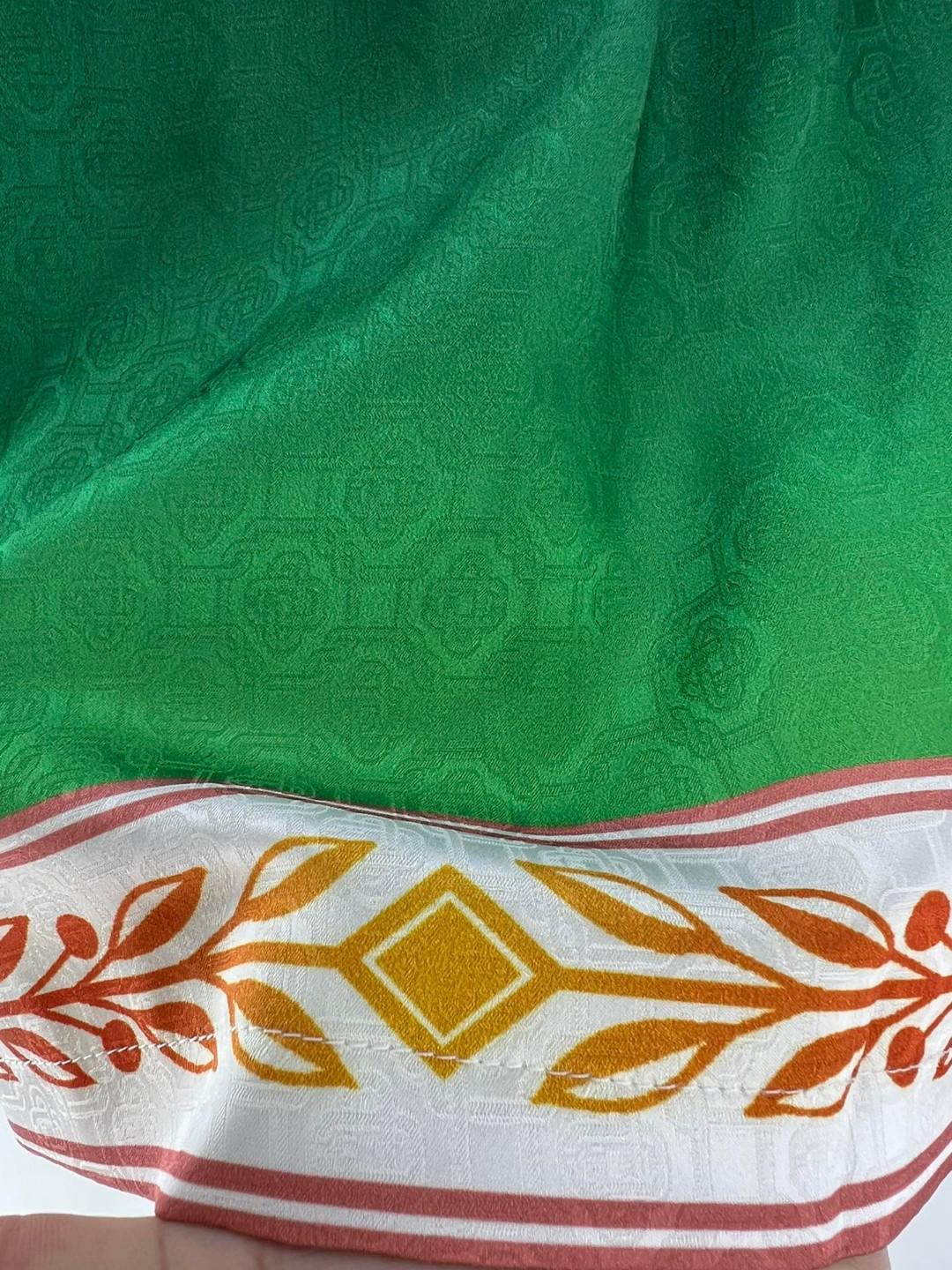 Рубашка Casablanca Frontside Logo Uniti Is Power "Green" фото № 7