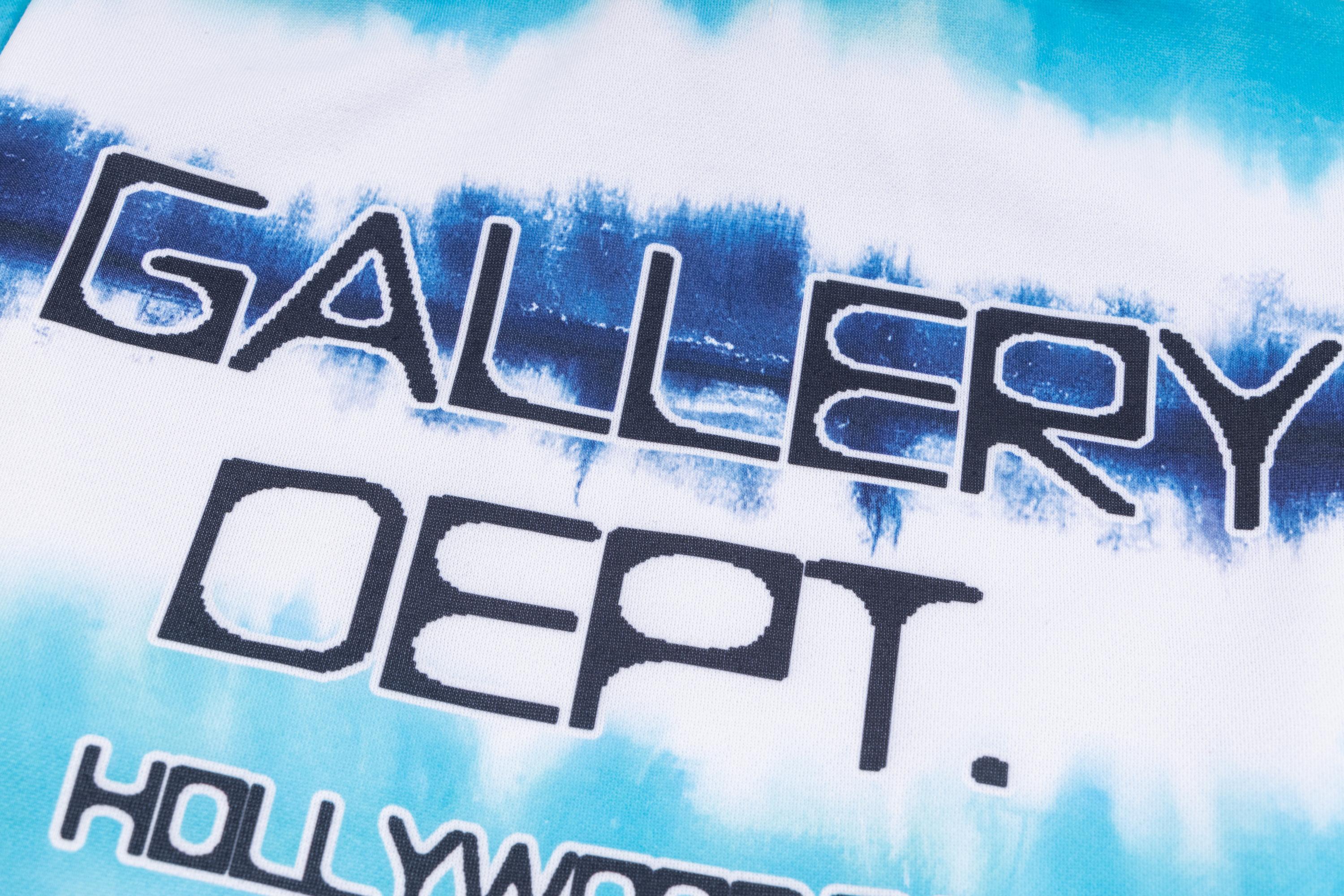 Худи Gallery Dept Hollywo Ca "Blue" фото № 8