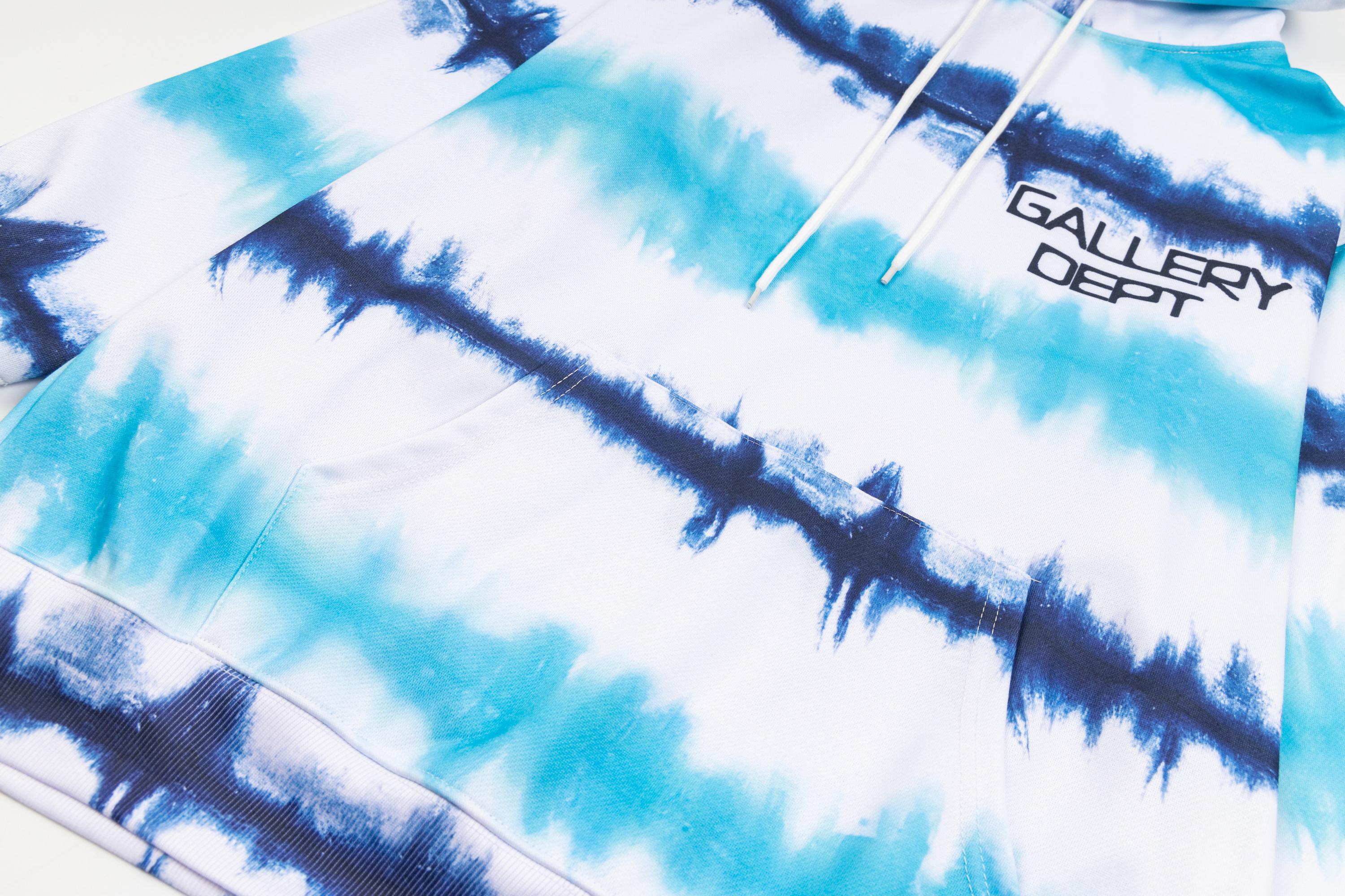 Худи Gallery Dept Hollywo Ca "Blue" фото № 5