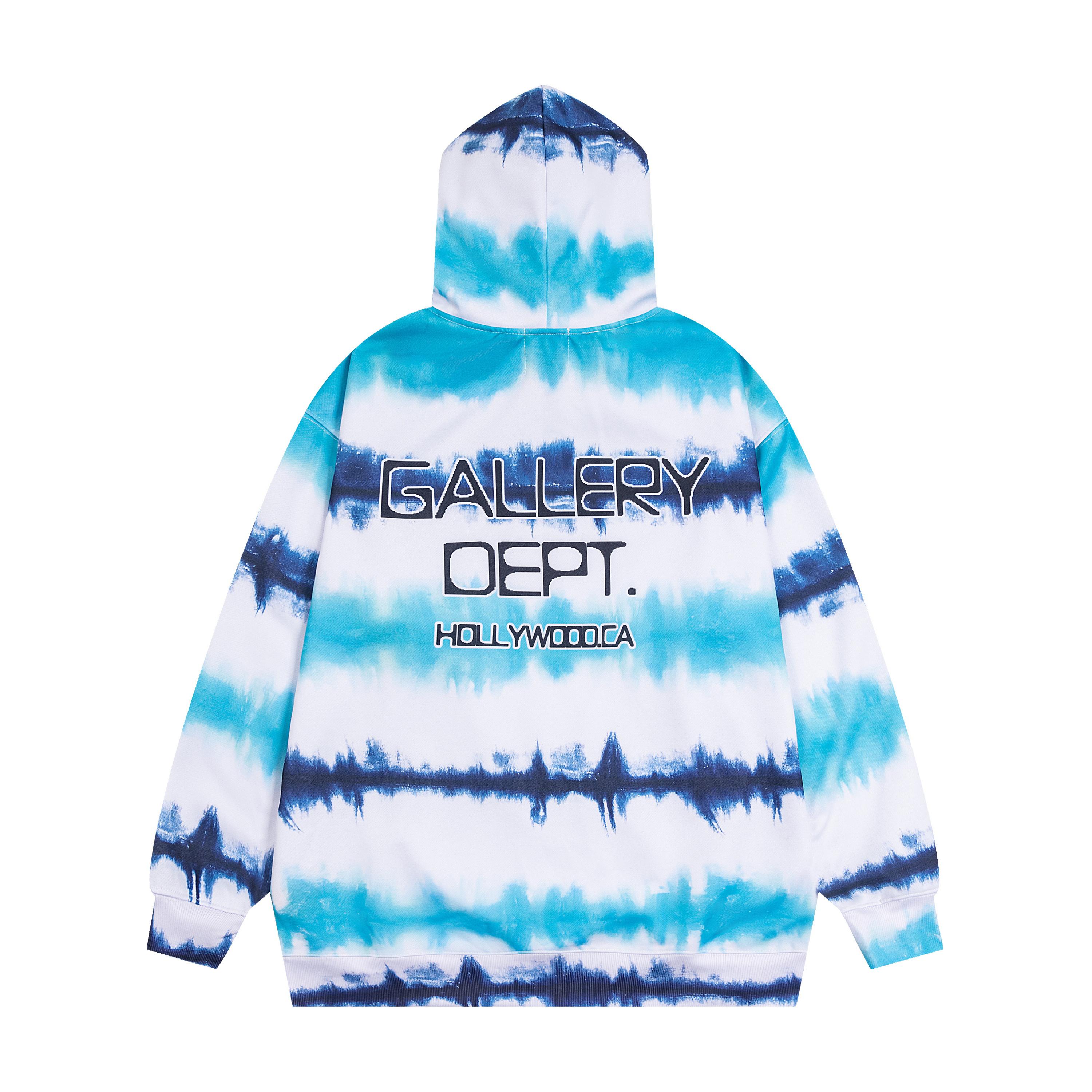 Худи Gallery Dept Hollywo Ca "Blue" фото № 2