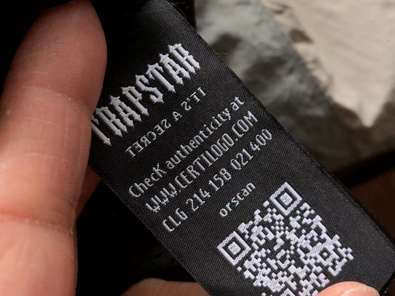 Олимпийка Trapstar Small Embroidered Logo And Sleeves Decorated By Colorful Stripe "Beige/Blue" фото № 7