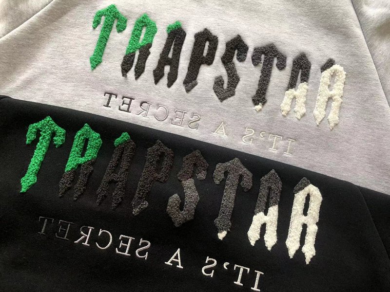 Худи Trapstar Multicolor Embroidered Front Logo With Small Mirror Inscription "Gray" фото № 3