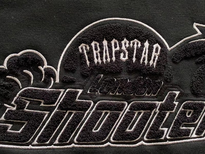 Худи Trapstar Panther With Inscription Shooters "Black" фото № 8