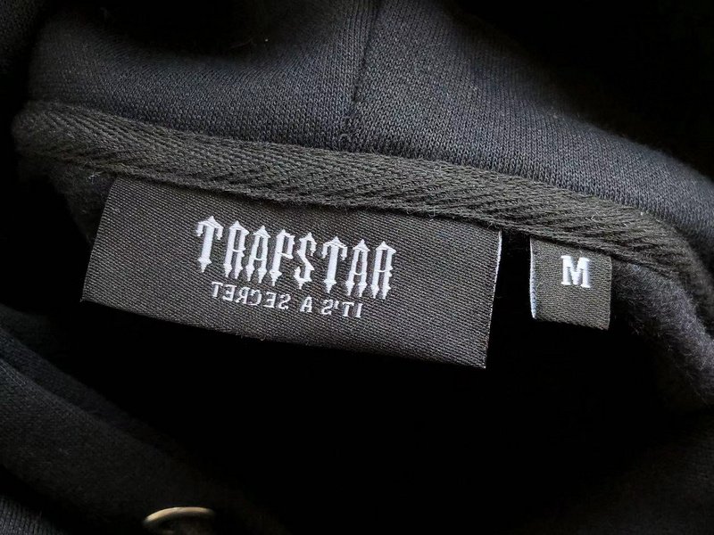 Худи Trapstar Logo And Panther Outlined By Line "Black" фото № 4