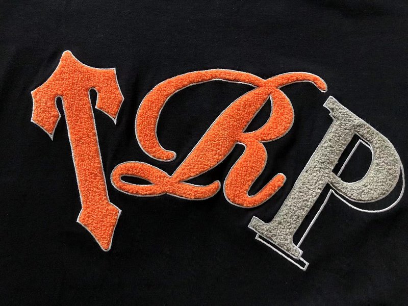 Футболка Trapstar Decorated Front Logo Letters "Black" фото № 3