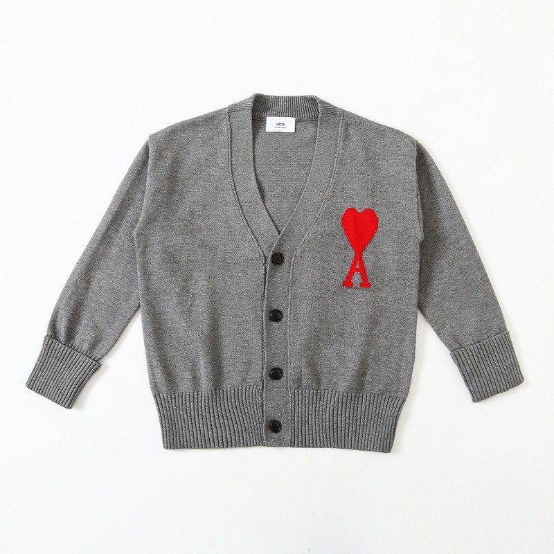 Кардиган Amiri V-Neck "Gray" фото № 2