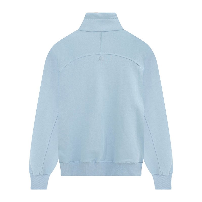 Свитшот Amiri Solid Color With Lock And Logo "Blue" фото № 2