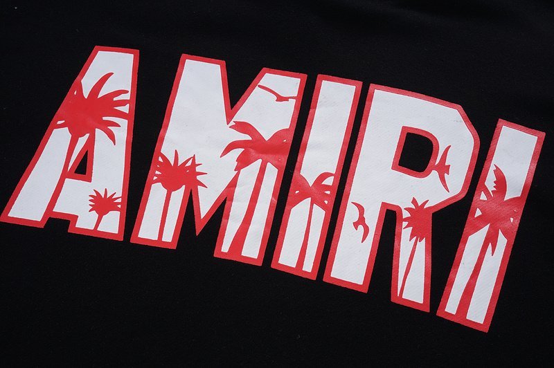 Свитшот Amiri Text With Palm 22 "Black" фото № 5