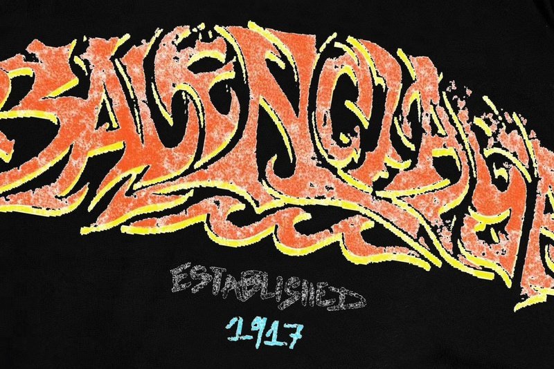 Свитшот Balenciaga Fiery "Black" фото № 2