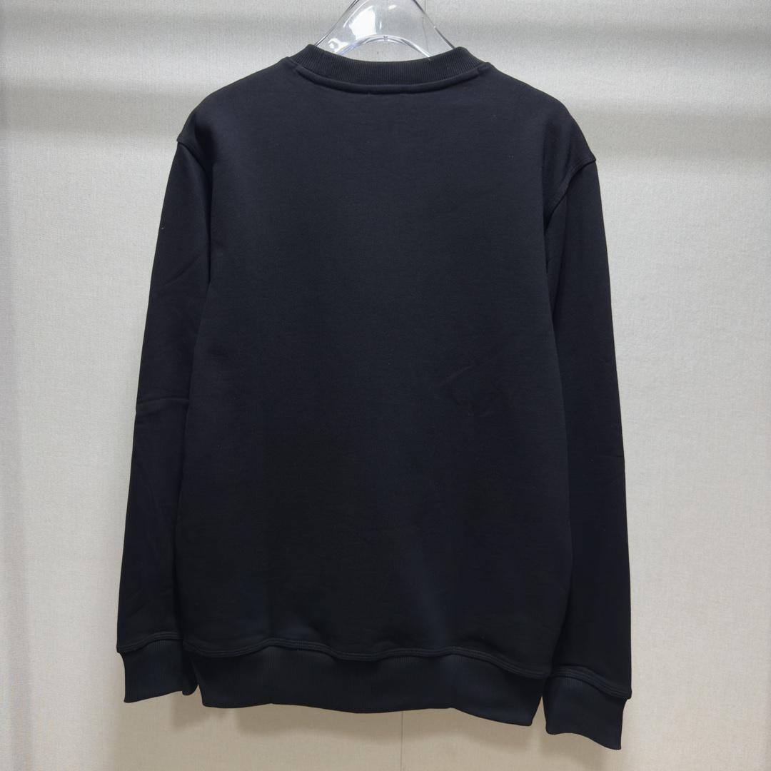 Свитшот Burberry Frontside Print Clear Stripe Horse "Black" фото № 4