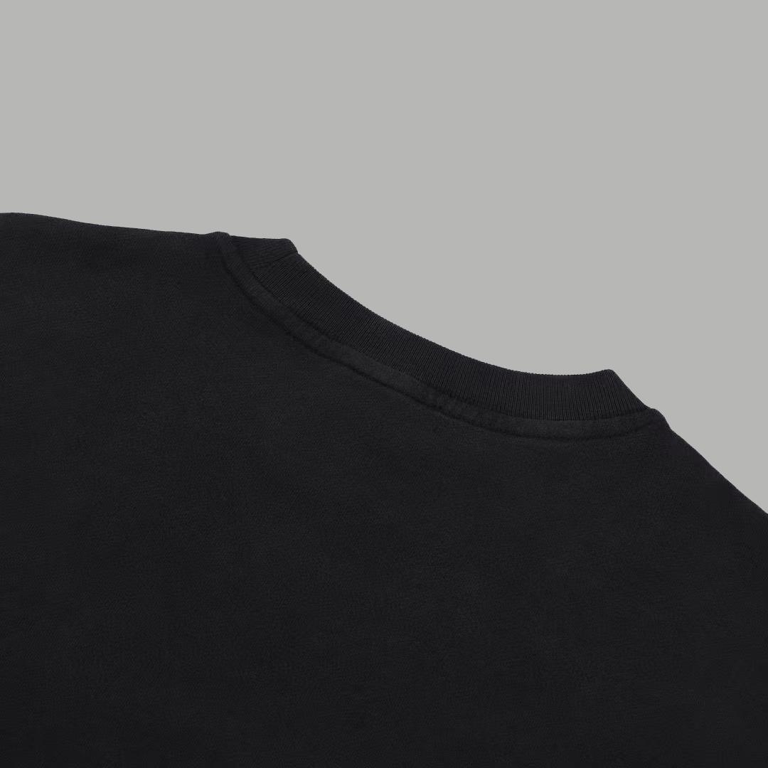 Свитшот Burberry Frontside Central Logo Contrast Burberry "Black" фото № 3
