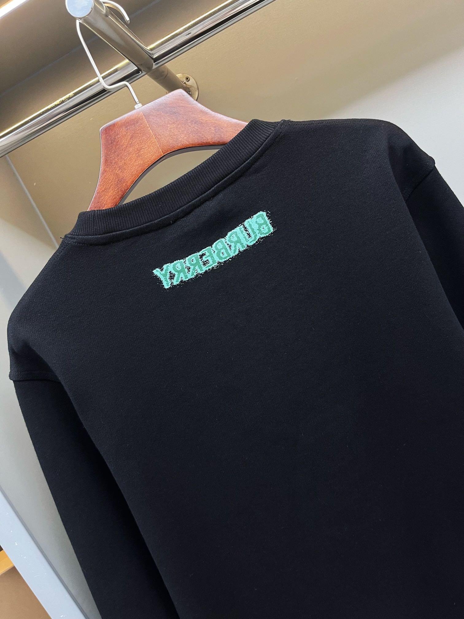 Свитшот Burberry Frontside Print Yellow Warrior And Horse Logo "Black" фото № 7