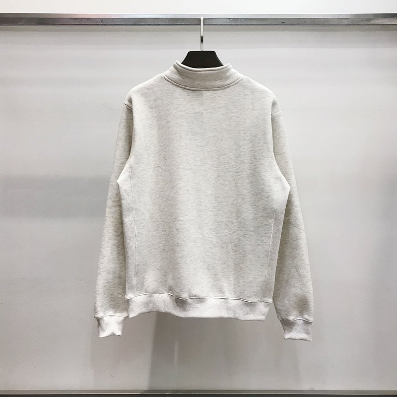 Свитшот Carhartt With A Small Logo - On The Zipper "White/Gray" фото № 2