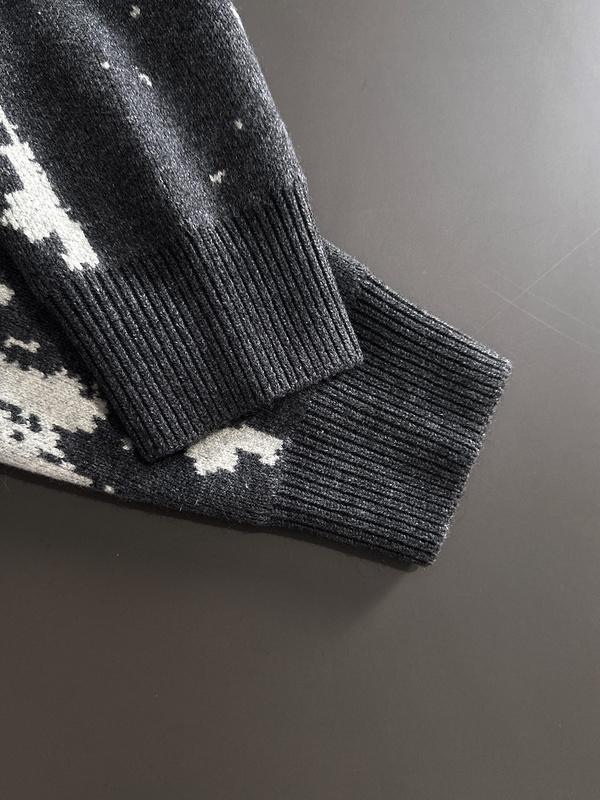 Свитшот Christian Dior Mix Of Colors "Black" фото № 5