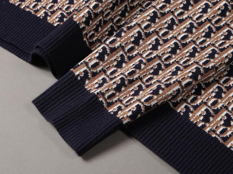 Свитшот Christian Dior Print Many Blue Logotypes Dior "Blue" фото № 5