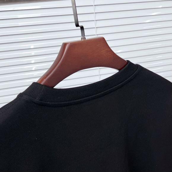 Свитшот Christian Dior Frontside Logo Gray Spots "Black" фото № 6