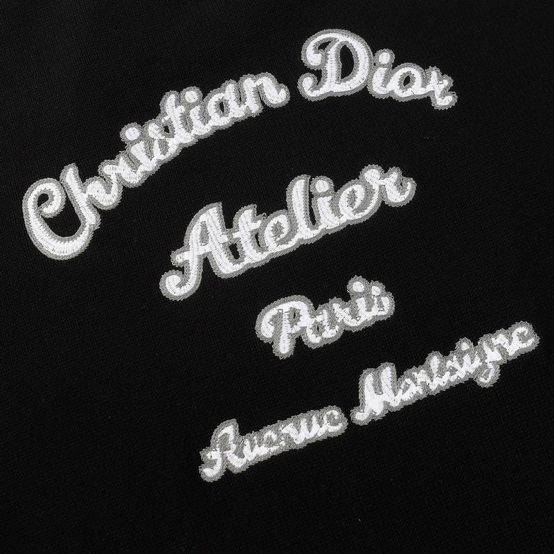 Свитшот Christian Dior White Logo Atelier Paris "Black" фото № 4
