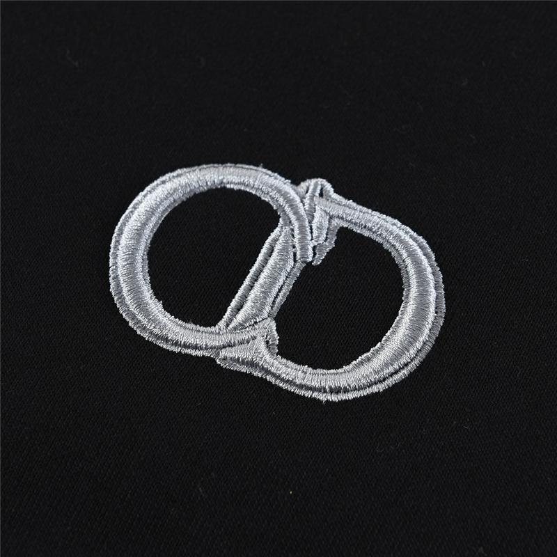 Свитшот Christian Dior Gray Logo CD Two Halves "Black" фото № 5
