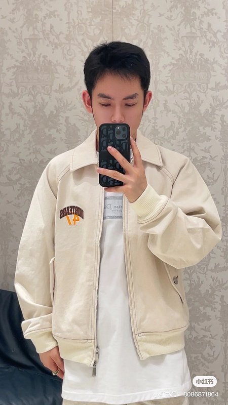 Худи Dior Сuffs Back Number Collar "Pink" фото № 7