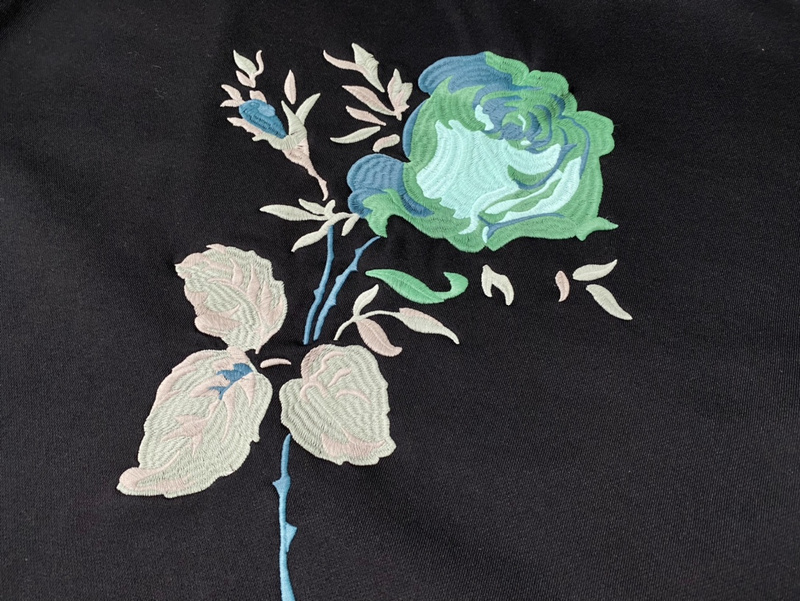 Свитшот Dior Rose With Thorns "Black" фото № 4