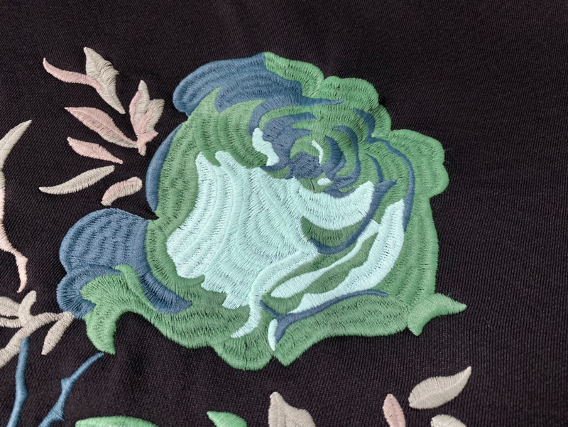 Свитшот Dior Rose With Thorns "Black" фото № 5