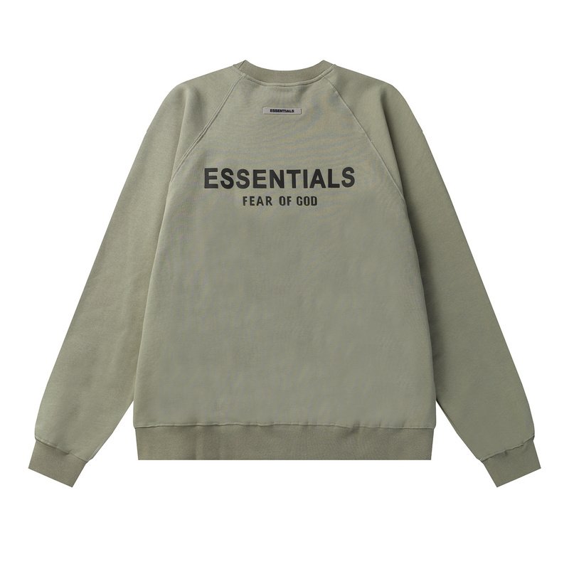 Свитшот Fear Of God Essentials - Cotton With Logo "Khaki" фото № 3