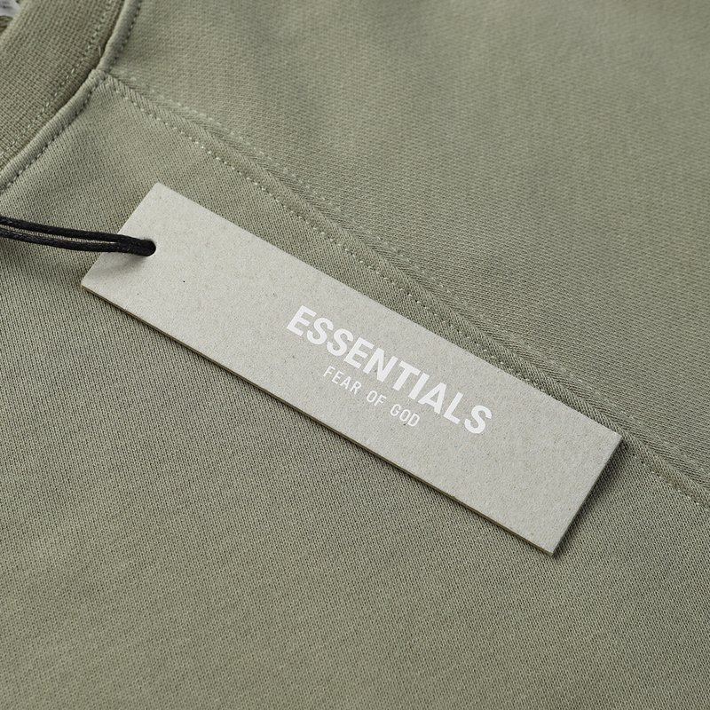 Свитшот Fear Of God Essentials - Cotton With Logo "Khaki" фото № 5