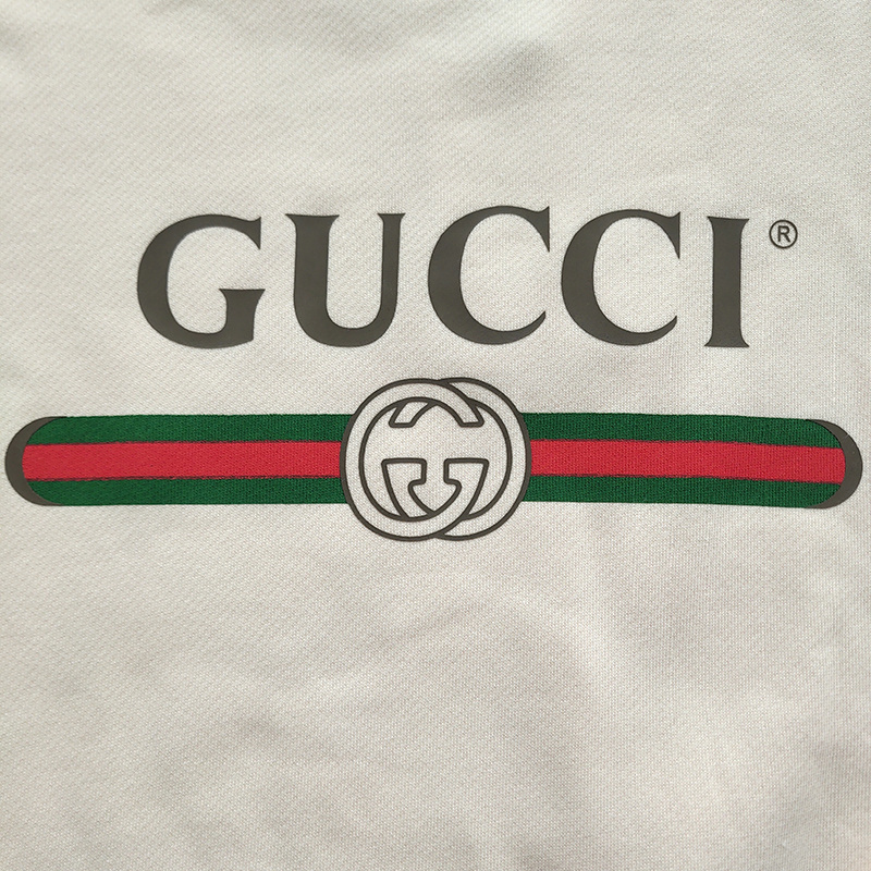 Свитшот Gucci With Tape And Label "White" фото № 6