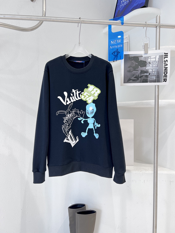 Свитшот Louis Vuitton Aliens "Black" фото № 5