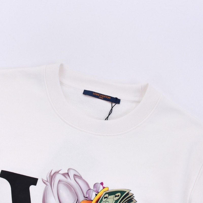 Свитшот Louis Vuitton Duck Stories Print "White" фото № 9