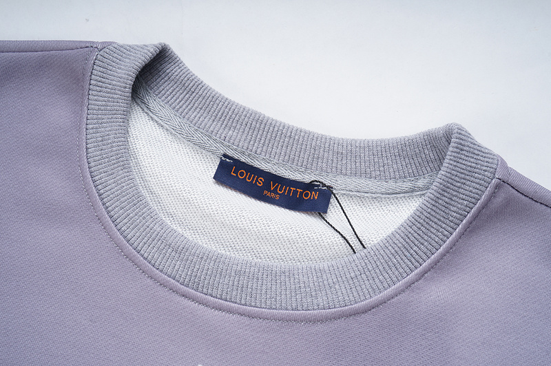 Свитшот Louis Vuitton Brand Badges "Lilac" фото № 3