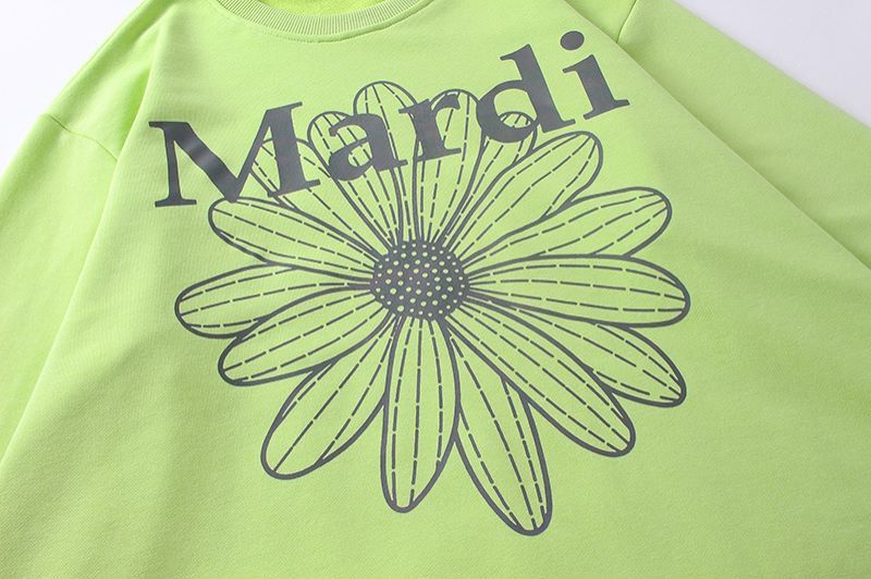 Свитшот Mardi Mercredi Chamomile "Green" фото № 2