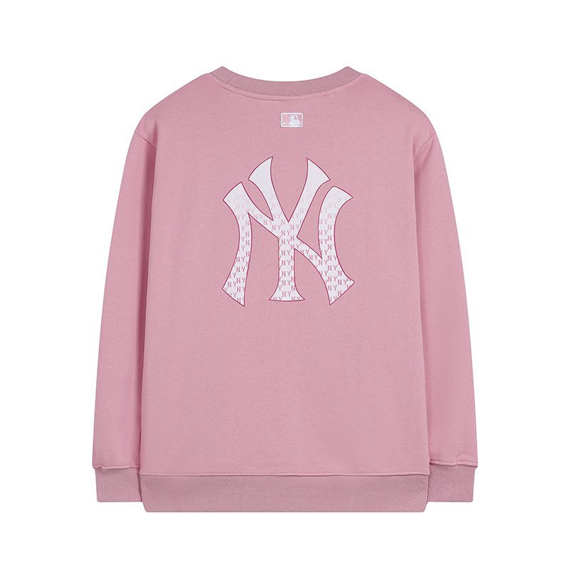 Свитшот MLB With Large Logo On The Back "Pink" фото № 2