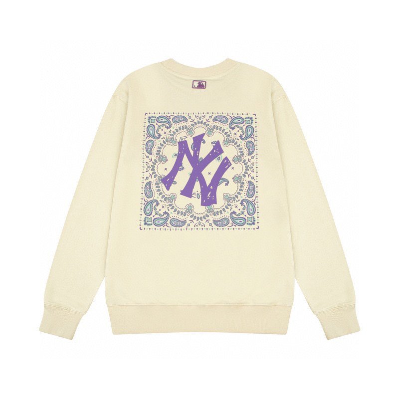 Свитшот MLB Back Big Logo In Square "Beige" фото № 2