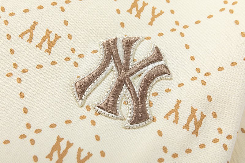 Свитшот MLB Long Sleeves Round Neck "Cream" фото № 6