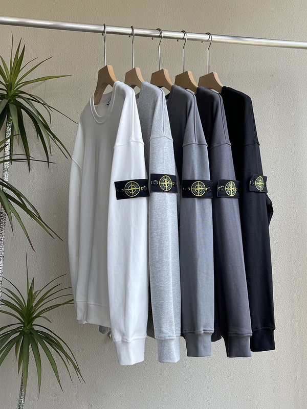 Свитшот Stone Island Base "White" фото № 7