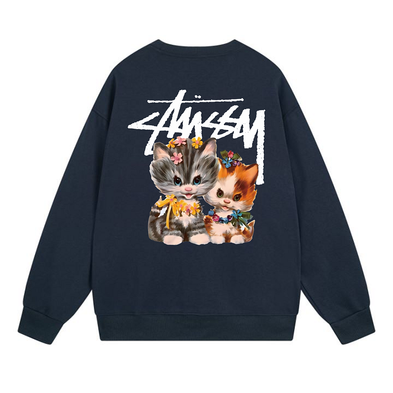 Свитшот Stussy Two Kittens "Blue" фото № 2