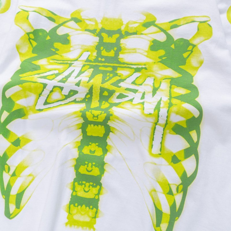 Свитшот Stussy Skeleton Print "White" фото № 9