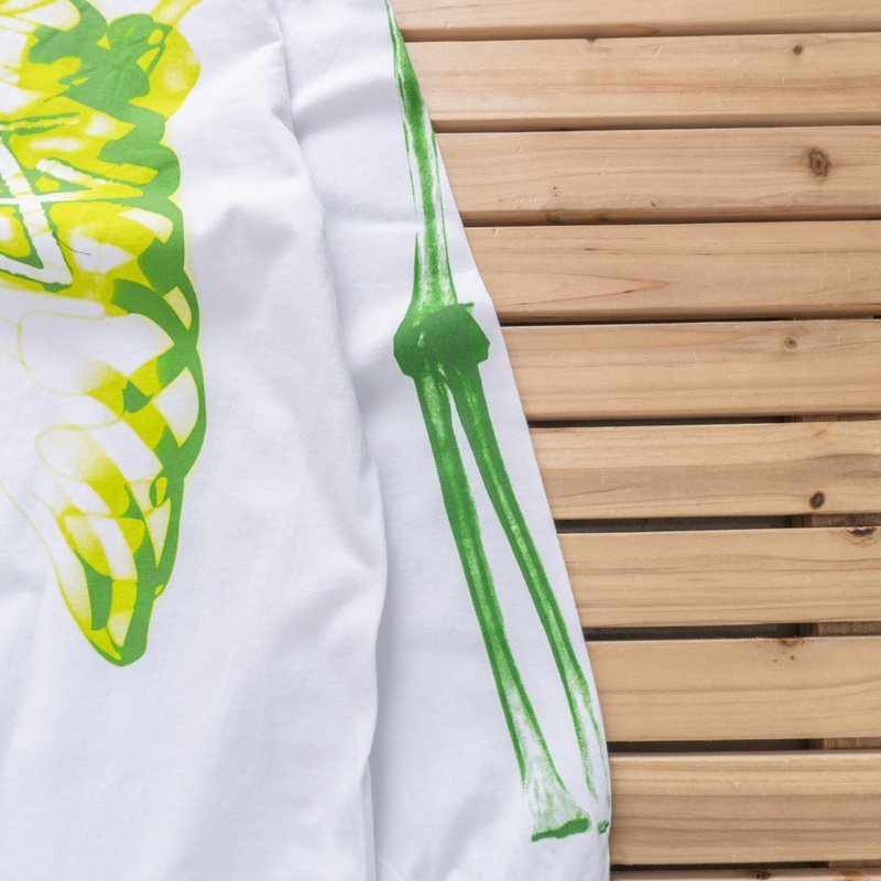 Свитшот Stussy Skeleton Print "White" фото № 3