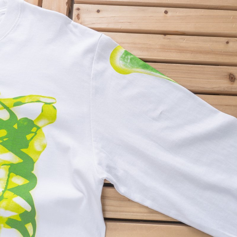 Свитшот Stussy Skeleton Print "White" фото № 6