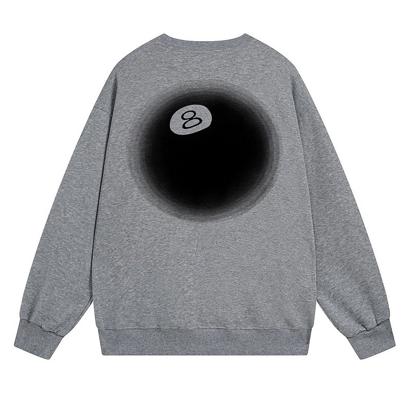 Свитшот Stussy Eighth Billiard Ball "Dark Gray" фото № 2