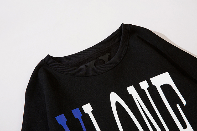 Свитшот Vlone With A Large Logo "Black/Blue" фото № 5