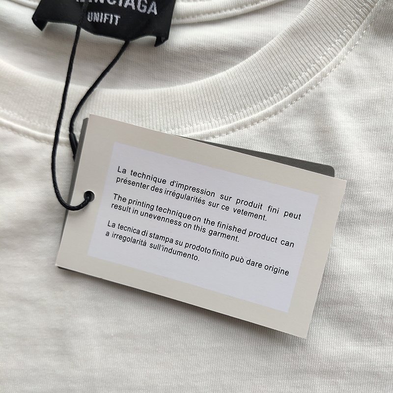 Майка Balenciaga Logos "White" фото № 2