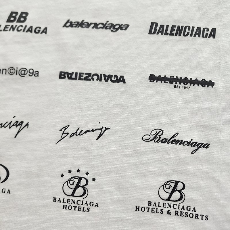 Майка Balenciaga Logos "White" фото № 9