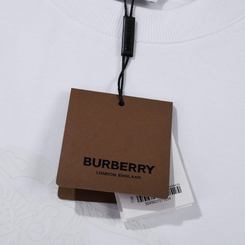 Майка Burberry With Logo Brand "White" фото № 2