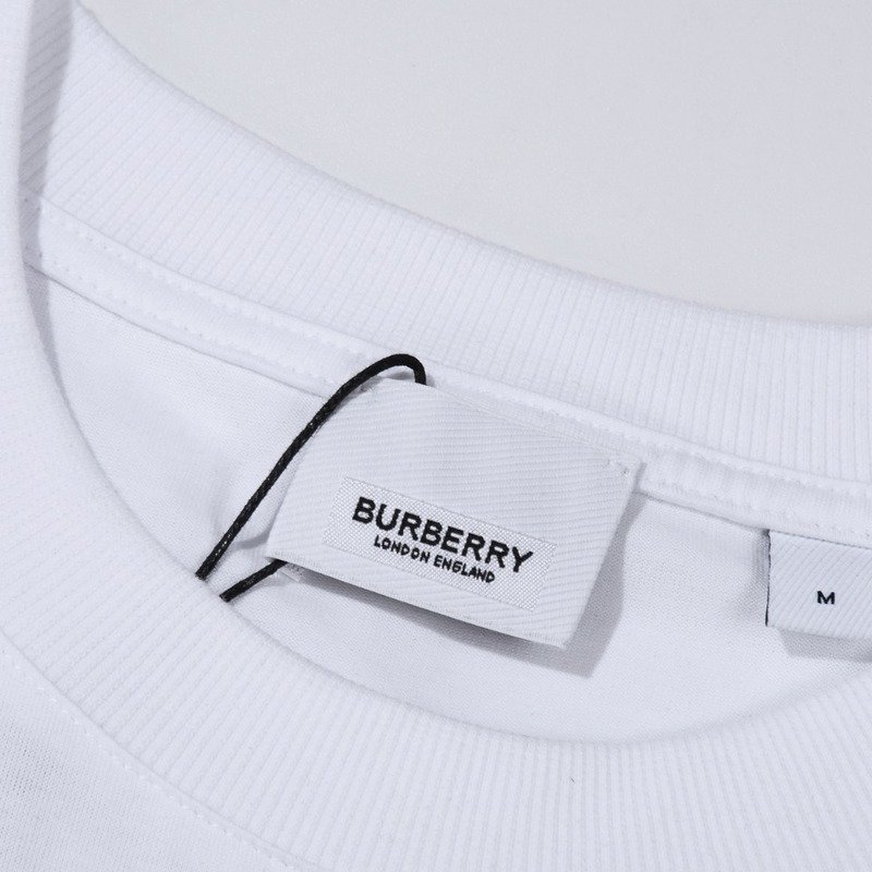 Майка Burberry With Logo Brand "White" фото № 8