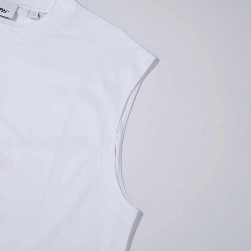 Майка Burberry With Logo Brand "White" фото № 6