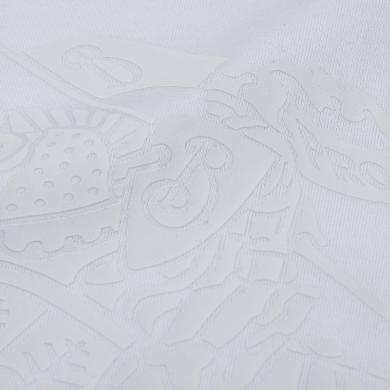 Майка Burberry With Logo Brand "White" фото № 5